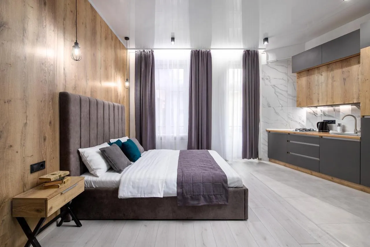 Modern Studio Apartment In The City Of Center Lviv